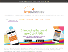 Tablet Screenshot of jumpgymnastics.ca